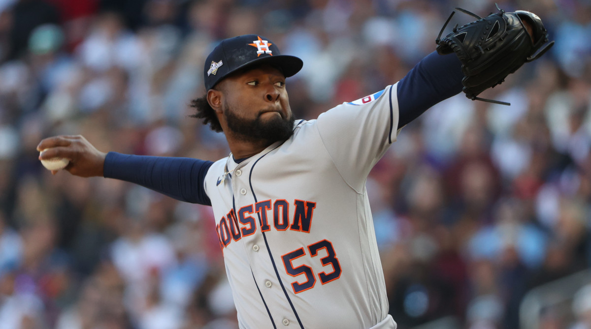 Astros pitcher Cristian Javier